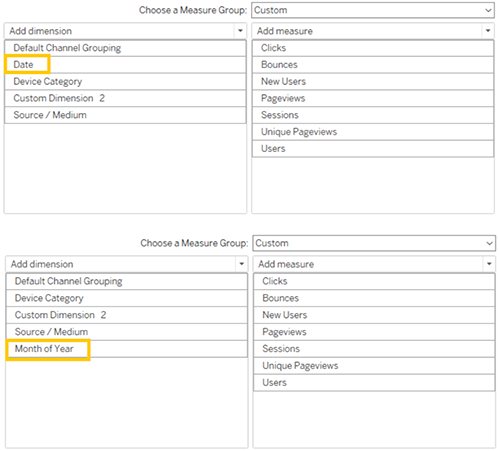 Common Problems when Connecting Google Analytics to Tableau