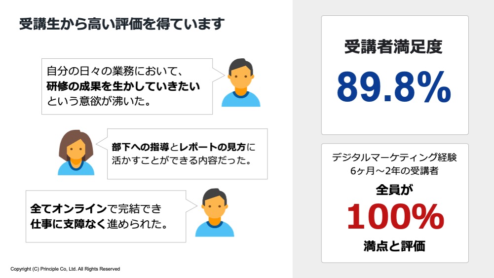 受講生の声